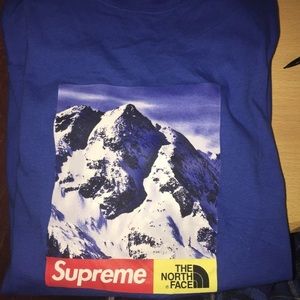 Supreme x NORTHFACE tee FW17